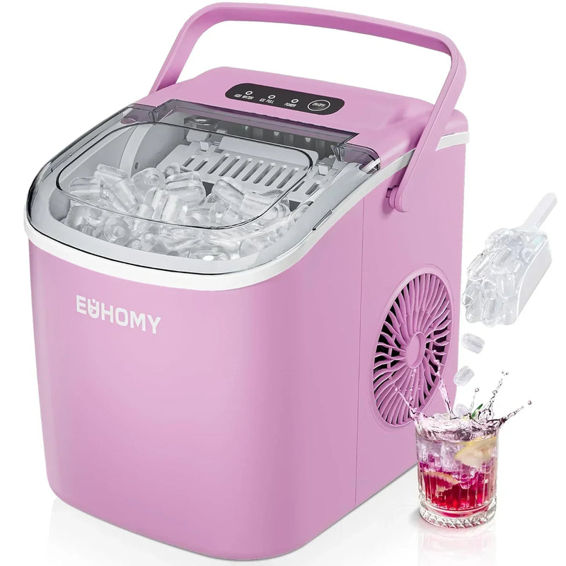 Smart Ice - Máquina de Gelo Portátil 12kg - Compacta, Silenciosa e Rápida